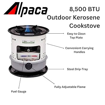 Coleman - 【alpaca】 ts-77 Compact Amazon.com: Alpaca Kerosene Cook Stove, 8,500 BTU, Steel